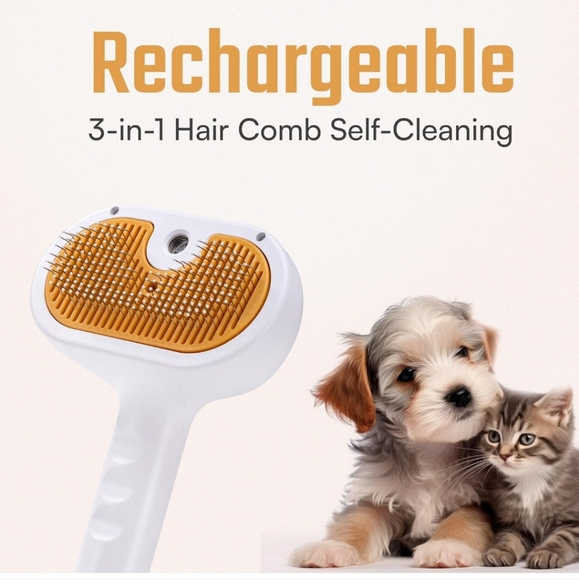 Cat Steam Brush Rechargeable - Picture 3 of 8